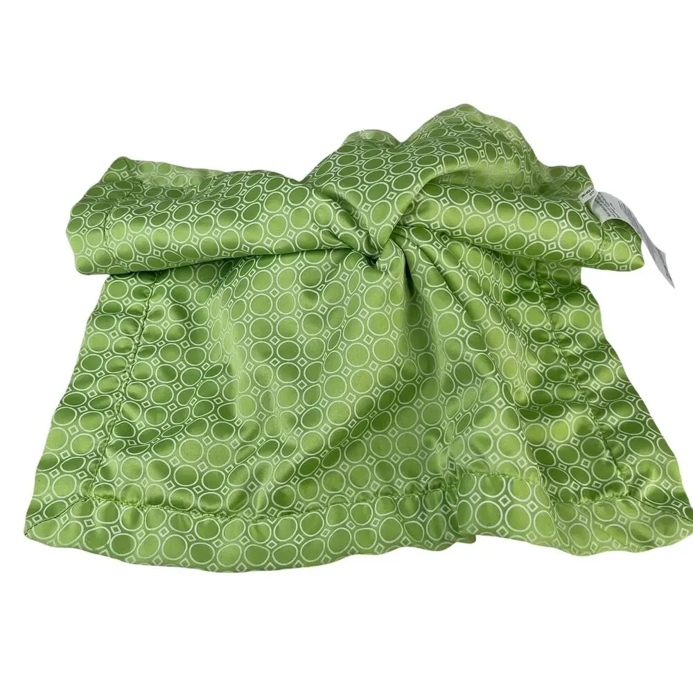 Carter's Plush Blue Monster Security Blanket Rattle Lovey Satin Trim 14